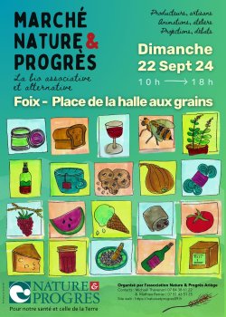 4ème marché Nature &amp; Progrès à Foix (Ariège)