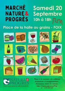 5ème marché Nature & Progrès à Foix