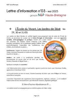 Lettre d'information n°03