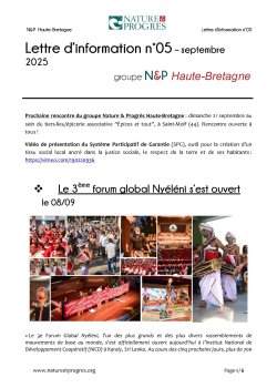 Lettre d'information n°05