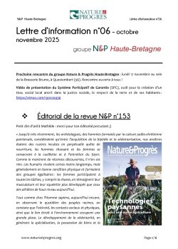 Lettre d'information n°06